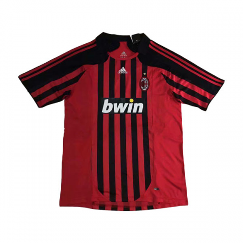 07-08 AC Milan Retro Home Kit Soccer Jersey